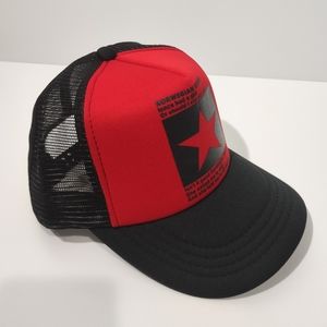 NEW RED and BLACK Adjustable baseball Caps Truckers Hat